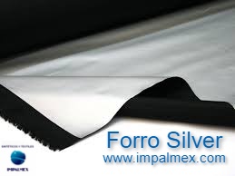 Forro Silver Poliester con PU Impermeable repelente al agua silver lining