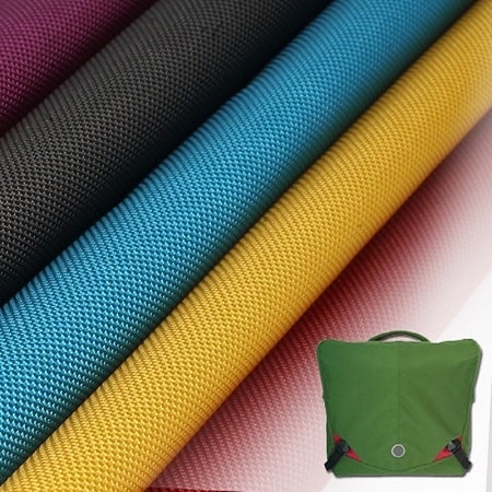 Canasta ecológica de nylon 420D con tela Oxford y recubrimiento PVC impermeable, resistente al agua y al desgaste, telas plastificadas pvc