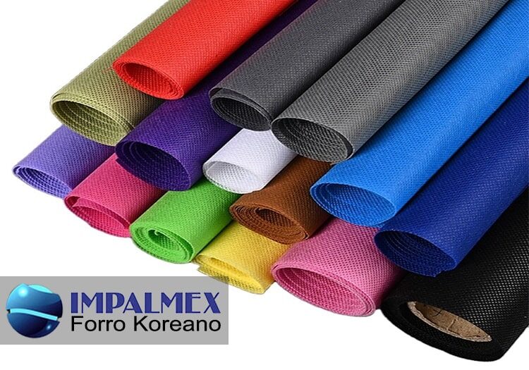forro koreano, tela no tejida ecologica, non woven, forro cartera, polipropileno, bonfort, pellon, forro coreano
