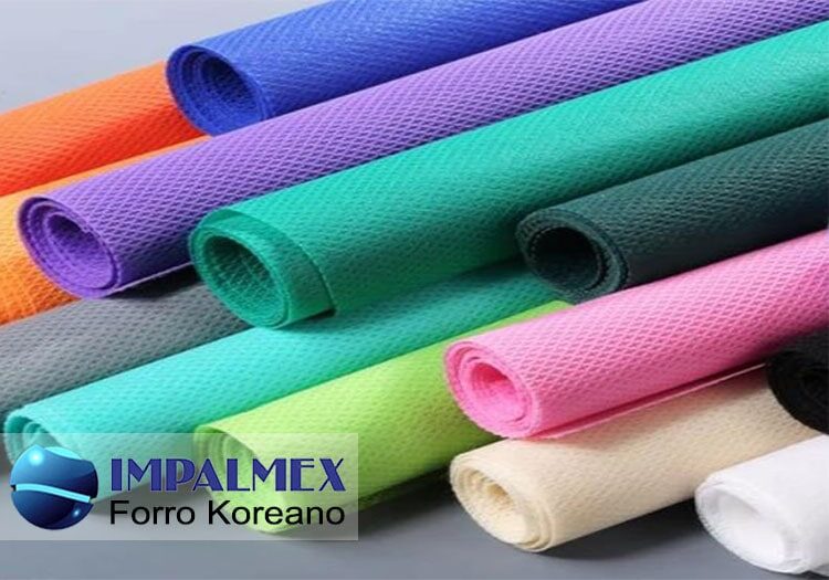 forro koreano, tela no tejida ecologica, non woven, forro cartera, polipropileno, bonfort, pellon, forro coreano