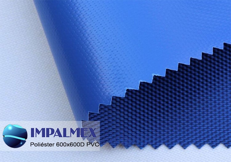 Poliéster 600x600D PVC impermeable y duradero, ideal para maletas, fundas protectoras, lonas y aplicaciones industriales