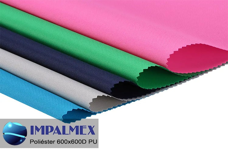 Poliéster 600x600D PU impermeable, resistente y ligero, ideal para mochilas, carpas, chaquetas de trabajo y accesorios personalizados