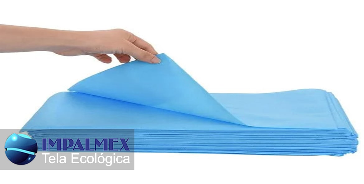 Fabricantes de tela ecológica desechable: disponible en todos los colores, ligera, resistente y con corte a la medida. Ideal para aplicaciones en spa, hospitales y productos de higiene