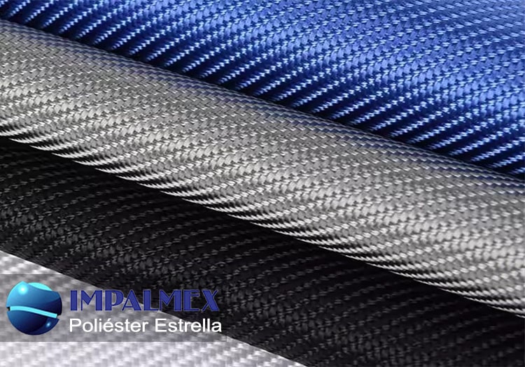 Tela de poliéster Estrella plastificada con recubrimiento PVC, tejido Oxford con acabado Jacquard y Cordura, impermeable y resistente, ideal para mochilas, bolsas y agendas.