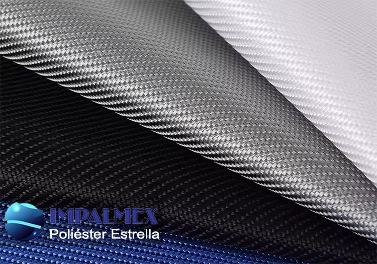 poly Estrella con recubrimiento PVC, estructura Oxford, Jacquard y Cordura, acabado brillante antidesgarro, perfecta para fundas, portafolios y brazales de seguridad. Tela Oxford con acabado de PVC, resistente y con un toque brillante.