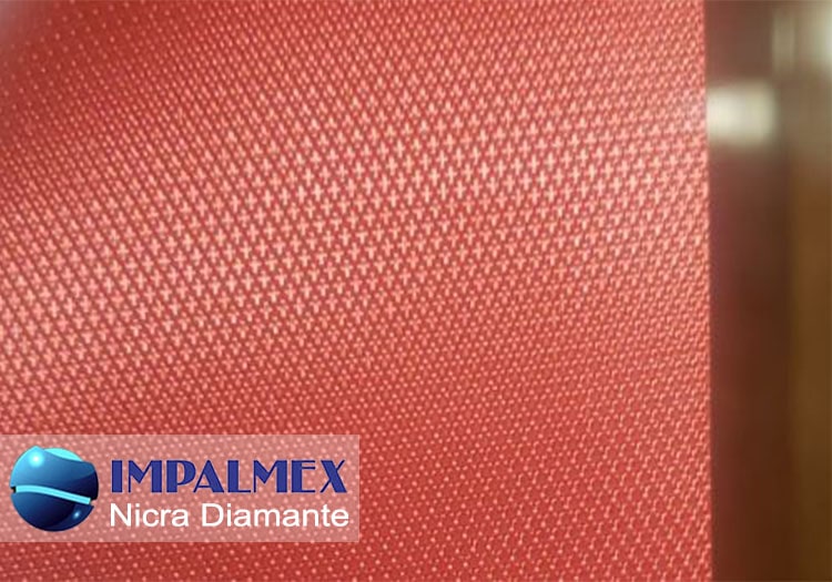 Poly Nikla Diamante/Nicra plastificado con recubrimiento PVC, patrón diamantado, combinación de Oxford, Jacquard y Cordura, repelente al agua y resistente, ideal para mochilas, bolsas y parches manuales.