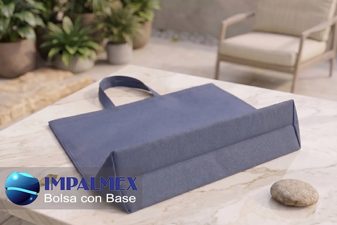Diversas bolsas de pellon rojo con base desplegable fabricadas a medidas personalizadas