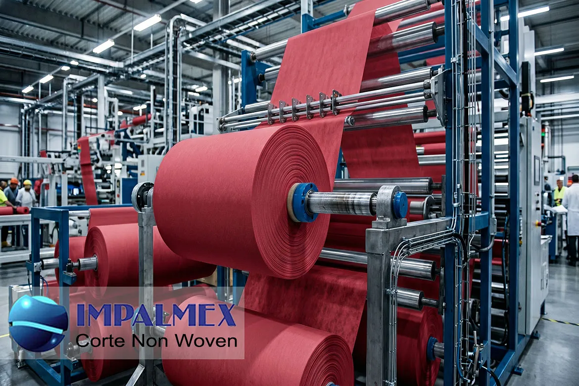Servicio de corte en Impalmex para poliéster sublimable y pellón con viscosa o celulosa. Especialistas en dimensionado de fibras de rayón y materiales para transferencia de color.