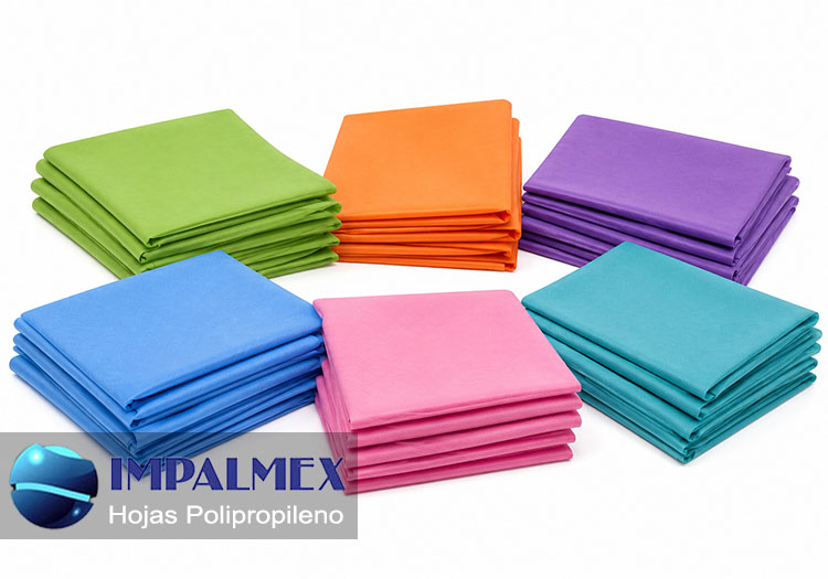 Hojas non woven para proteger embalajes y láminas de tela ecológica para empaques industriales.